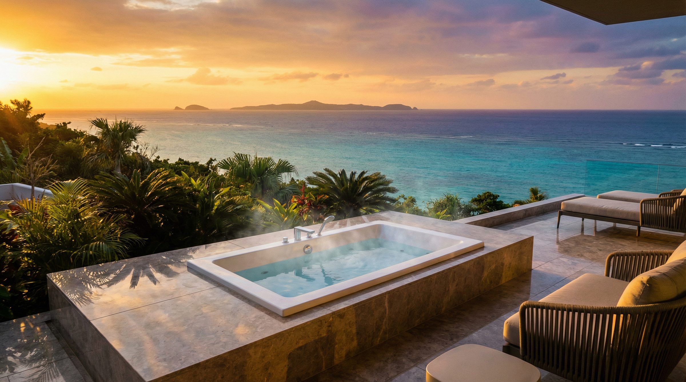 絶景ジャグジーテラス