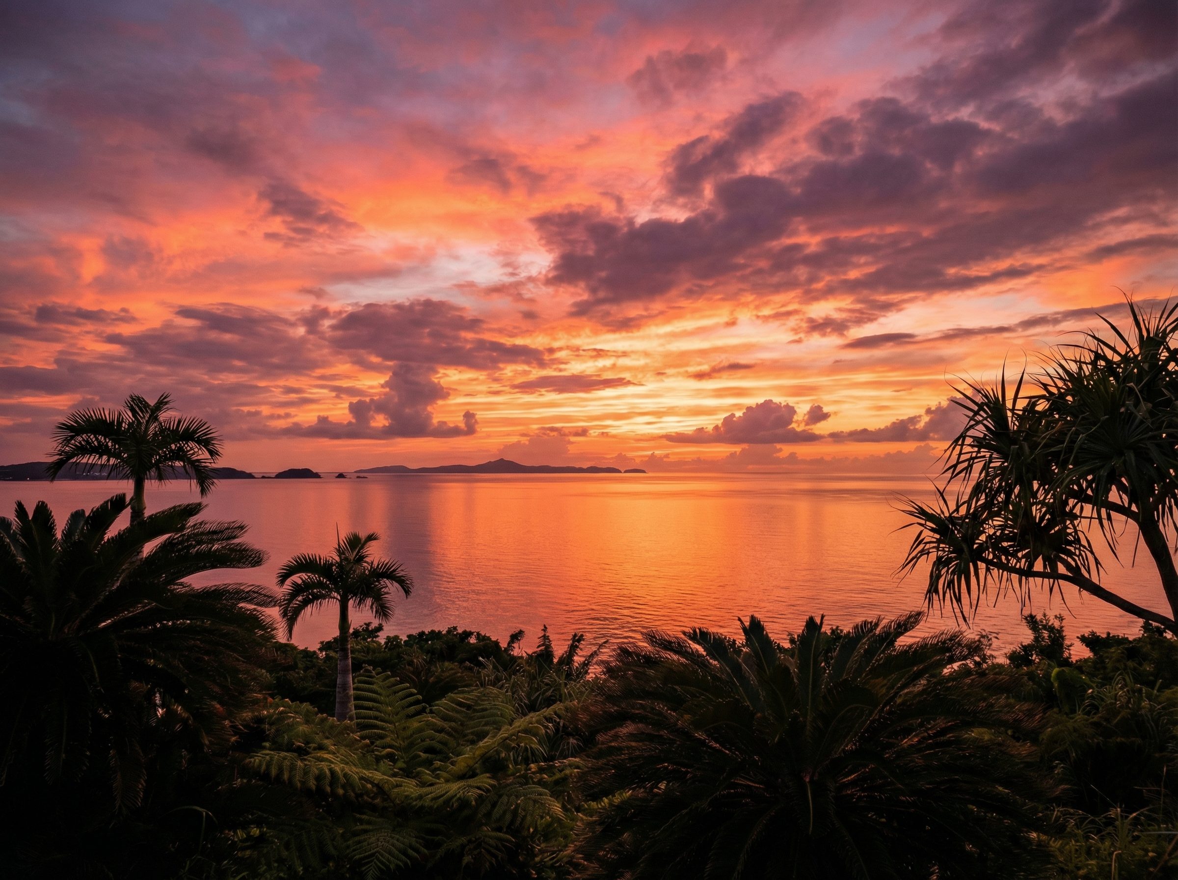 古宇利島のサンセット